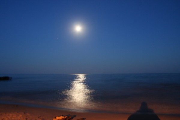 Moonlight over Lake Superior